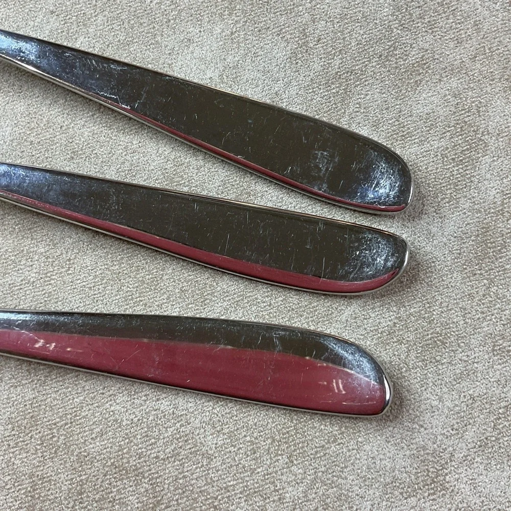 Studio William Olive Hazel Serving Set Fork‎ Spoon Pierced Lot Of 3  10